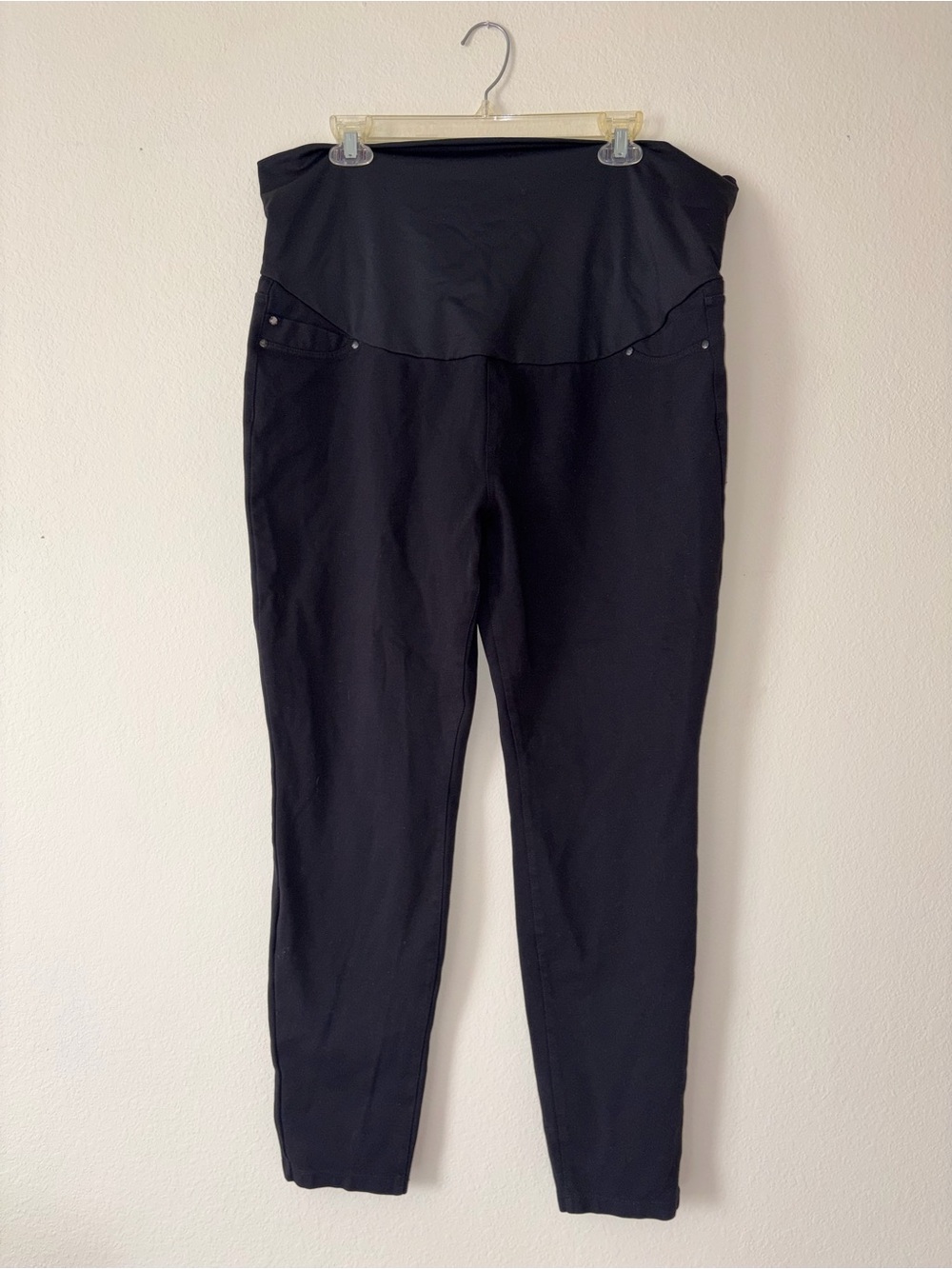 Liverpool Black Maternity Leggings XL Women Pants